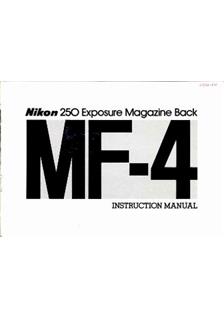 Nikon Backs - all manual. Camera Instructions.